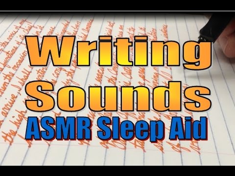Writing Sounds Sleep Aid ASMR