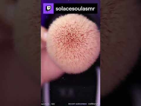 Camera & Ear Brushing | solacesoulasmr on #Twitch #asmr #sleep #brushing