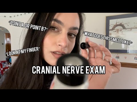 Fast/Chaotic Style ASMR Cranial Nerve Exam