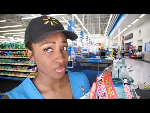 Rude/Ghetto Store Clerk Roleplay (Tapping, Whispering)