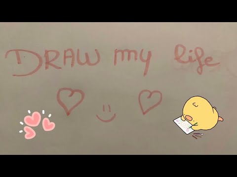 ASMR | Draw my life (version bonhomme baton) ✍️