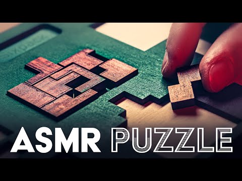 ASMR Solving "Sixpack" WOOD PUZZLE (Part 2/6) 😴NO TALKING for SLEEP