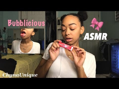 ASMR | Gum Chewing | Gum Popping | Soft Kisses | BUBBLICIOUS  🍬 •No Talking•