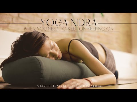 Whispered Yoga Nidra When You Need to Keep on Keeping on ASMR | Shaylee Taylor