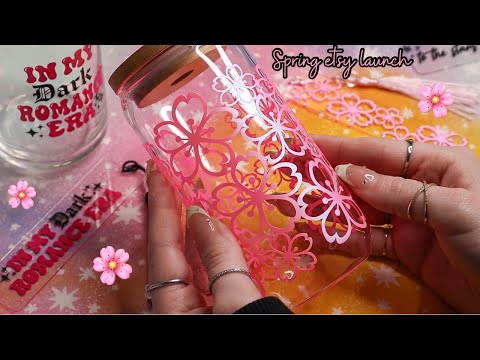 ASMR | Spring Etsy Launch & New Products Show & Tell 🦋