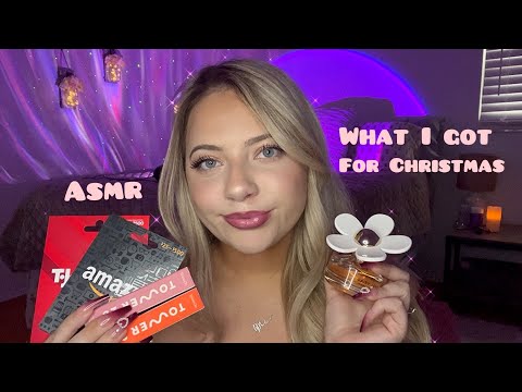Asmr What I Got For Christmas 2023 🎄 Tapping, Scratching, Whispering ❤️