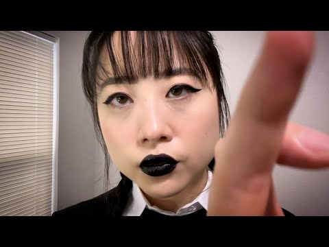 ASMR | Wednesday Addams Spit Paints You for Hell (mouths sounds, whisper)