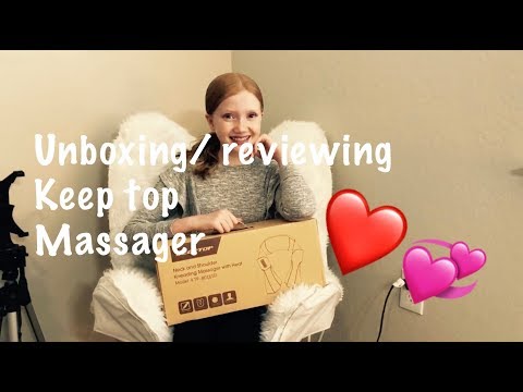 Reviewing/Unboxing The KeepTop Massager!! ❤️💞💞❤️