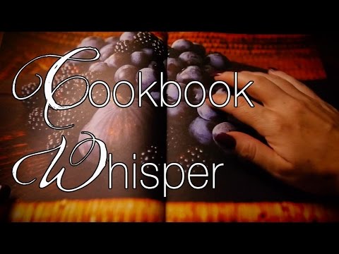 Cookbook Relaxation | ASMR Whisper | Page Turning | Scratching | Tapping