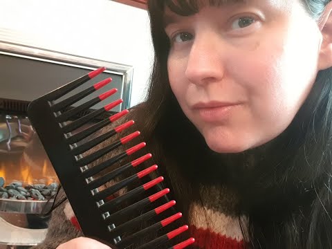 #ASMR Comb Tingles - Relaxing Whispering - Let me Help calm you