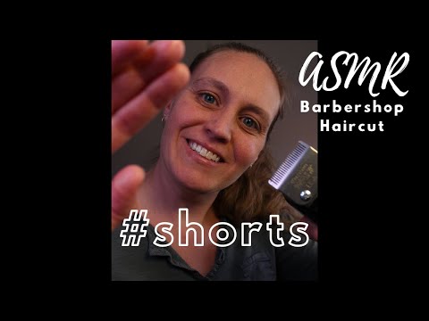 ASMR Barbershop Haircut #Shorts | Electric Clippers and Scissor Sounds