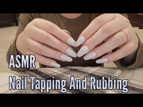 ASMR Nail Tapping And Rubbing(No Talking)Fast