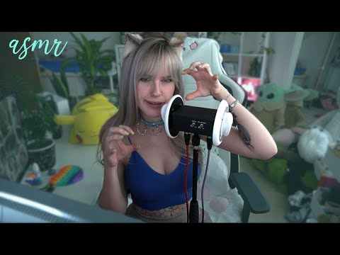 NAUGHTY CAT GIRL 😼 gives you attention and licks your ears // ASMR TRIGGERS
