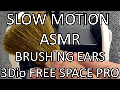 ASMR Brushing Your Ears Slow Motion with 3Dio Free Space Pro. Pure binaural relaxation.