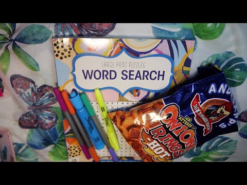 BEER BATTERED ONION RINGS | STAGE MUSICALS ASMR WORD SEARCH
