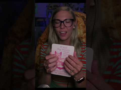 Therapets Card #affirmations #asmr #relaxing #tingles #singing #relaxation  #shorts #short #youtube