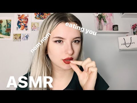 ASMR: eating you (nom nom, personal attention, mouth sounds) ✨