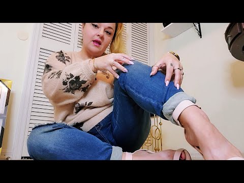 Jean Sounds | Nail tapping, fabric rubbing, shoe sole tapping