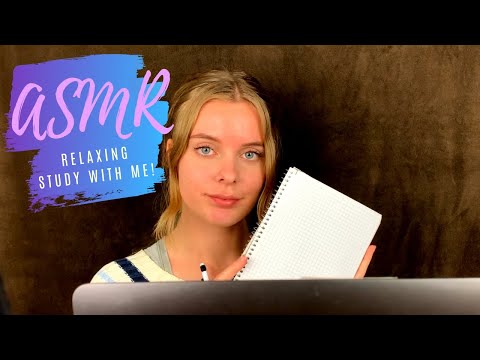 Relaxing [ASMR] Study With Me!
