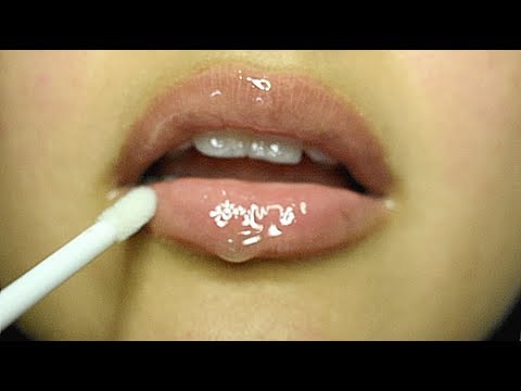 100 Layers of Lipgloss ASMR | Counting to 100 and Mouth Sounds