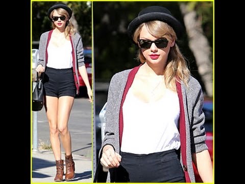 Taylor Swift Wears  Rocks Short Shorts While Shopping On Melrose ?!
