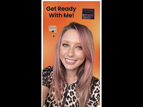 ASMR Get Ready With Me 🧡 (for a music video) 📹