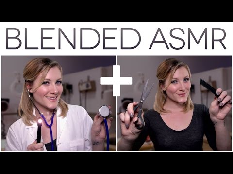 BLENDED ASMR | Doctor Exam + Haircut Roleplay 🏥 ✂️