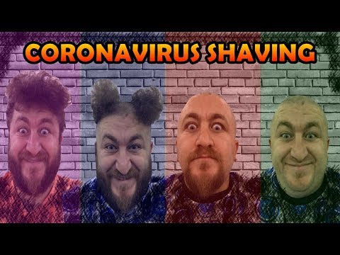 CORONAVIRUS SHAVING + ASMR TURKISH BARBER + HAIRCUT + BEARD SHAVE + korona virüs traşı nasıl yapılır
