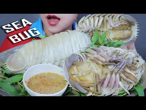 ASMR Isopod SEA BUG Exotic food , eating sounds | LINH ASMR