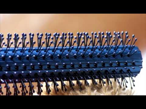 (3D binaural recording) ASMR Nails gently running through the tips of the bristles