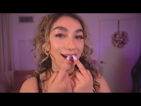 ASMR | Rare teeth tapping with visuals (delay on/off)