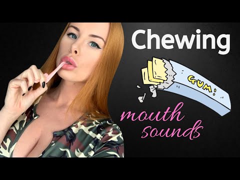 ASMR ❤️ Chewing GUM, Mouth Sounds, Mukbang 👅💦 No talking 🤐 3 dio 🎤