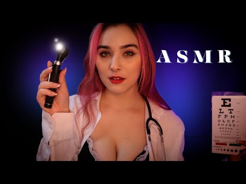 ASMR Relaxing Full Body Check Up | Close Your Eyes Halfway | Physical Medical Exam for Sleep