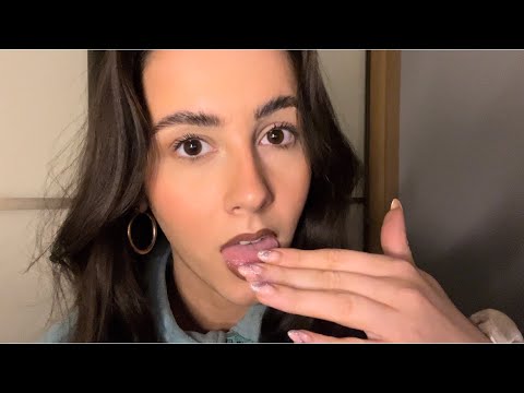 ASMR- Chaotic and anticipatory spit painting w inaudible whispers/stutters (Custom video for Jose🤎)