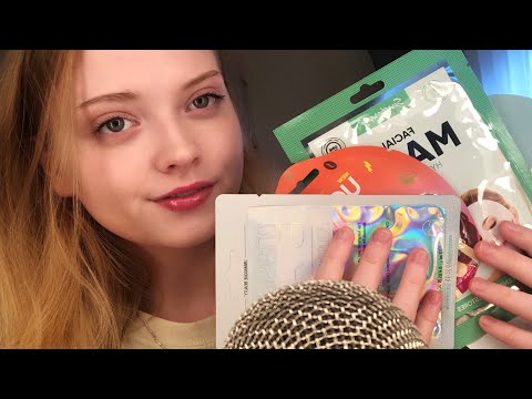 ASMR~Showing you my masks 👁👄👁 (crinkles + tapping)