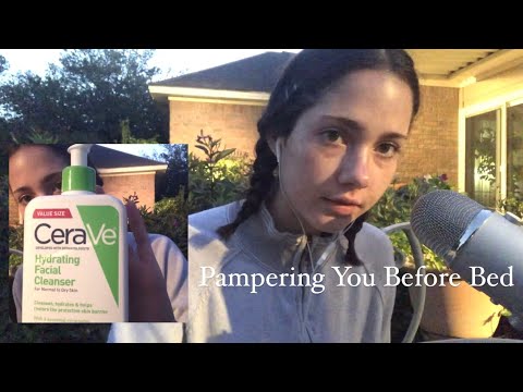 Pampering You Before Bed ASMR (Personal Attention, Sleep Inducing, Skincare)