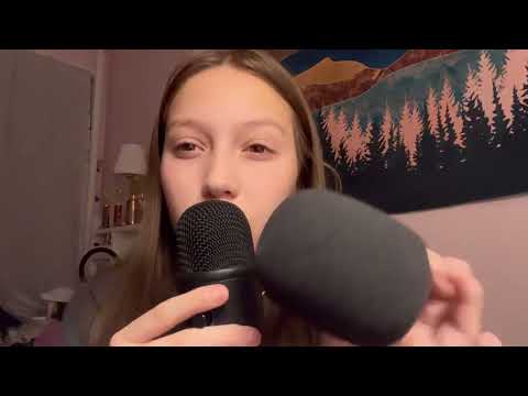 ASMR intense mouth sounds and hand movements for 3:01 (no talking)