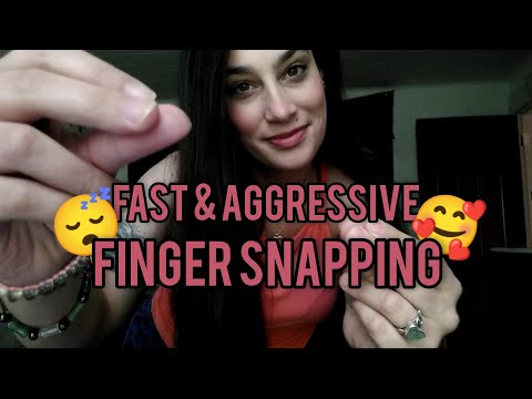 ASMR Fast & Aggressive Hand Sounds ~ Snapping You to Sleep 💤