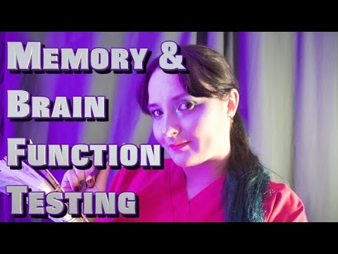 Memory & Brain Function Testing [Medical ASMR] Whispered RP