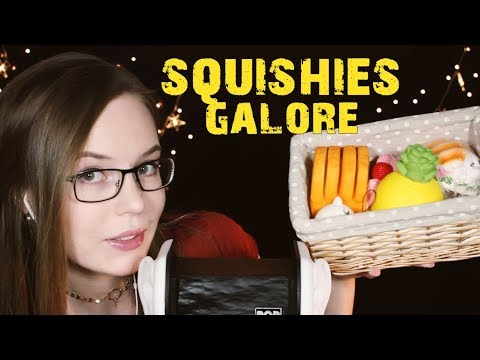 SATISFYING ✨ Squishies Show&Tell, Ear Rubbing ✨ Tapping, Sticky Fingers ✨ Whispered Binaural HD ASMR