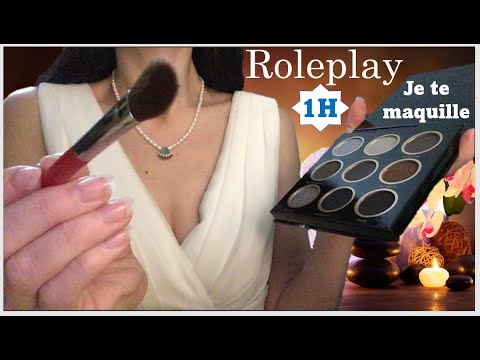 ASMR ROLEPLAY 1H ✨ Je te maquille ✨ (avec mon make up SHEIN)