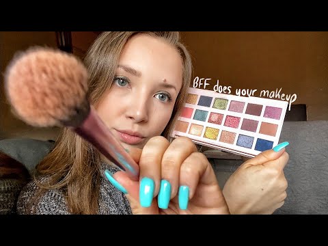 ASMR | BFF Does Your Makeup For Saint Patricks Day Party (roleplay)💄 💋 👭
