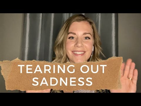 Christian ASMR | Paper Tearing | Whispered John 14:1-3 | Tearing Out Sadness