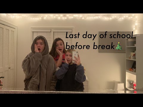 Last day of school before winter break 🎄