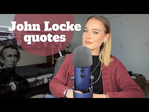 ASMR ✨ whispering John Locke quotes