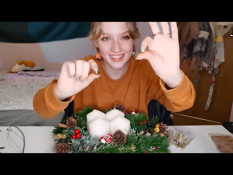 [ASMR] Build an advent wreath with me 🎄🕯 ~ soft spoken, crinkling
