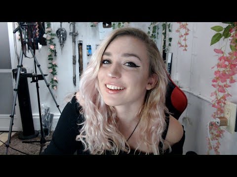 hello whispers, wood tapping, fluffy mic, roseasmr stream