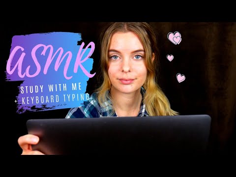 [ASMR] Study With Me (+ keyboard sounds)