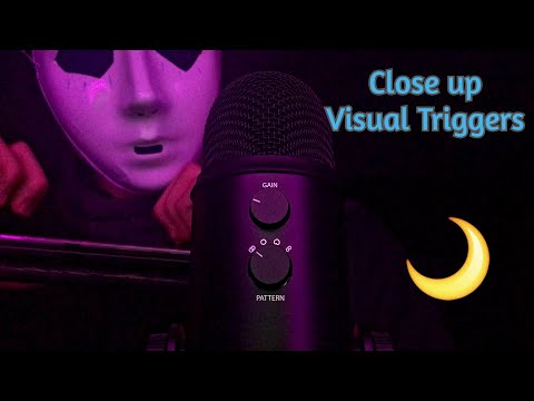 CLOSE UP ASMR VISUAL TRIGGERS - BLIND ASMR
