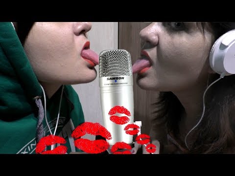 ASMR ♥  Kissing licking ♥ Mouth Sound | Breathing Twin | АСМР Звуки рта, поцелуи